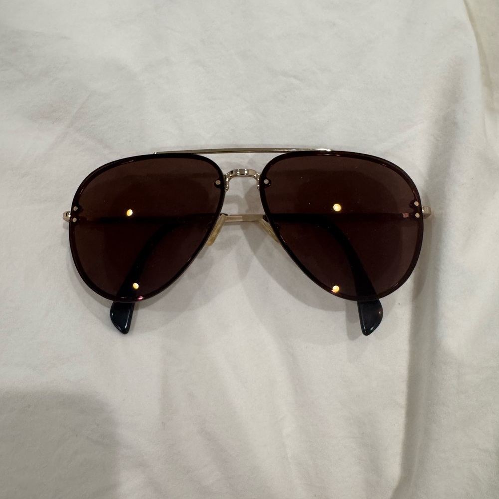 Celine Women's Aviator Sunglasses with Brown Lenses